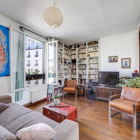 Superbe Duplex Avec Jardin Partage A Menilmontant Lägenhet Paris