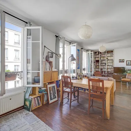 Superbe Duplex Avec Jardin Partage A Menilmontant * Париж