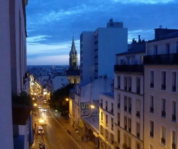 Superbe Duplex Avec Jardin Partage A Menilmontant Lägenhet